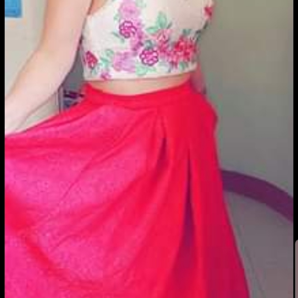 2 piece gown